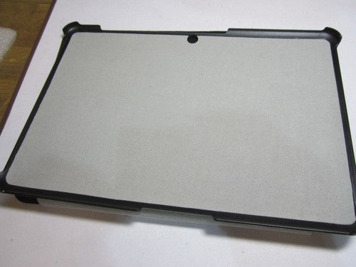 Black PU Leather Snap On Case Shell Case for Samsung Galaxy TAB 2 10.1 Inch