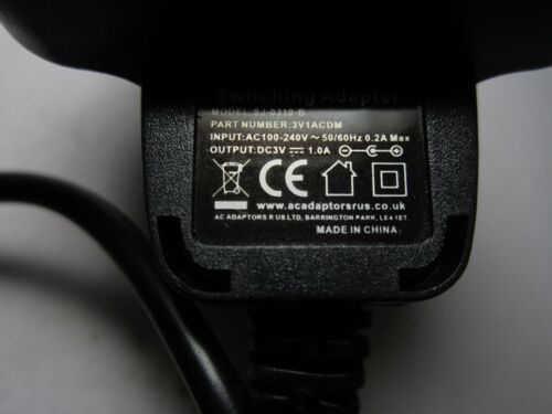 Replacement 3V AC Adaptor Power Supply for Sony ICF-SW100E Receiver