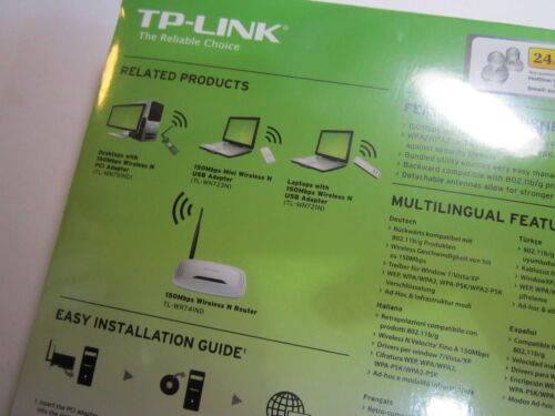 TP-Link TL-WN751ND 150Mbps Wireless N PCI Adapter Wifi PC Windows 7/XP/8.1