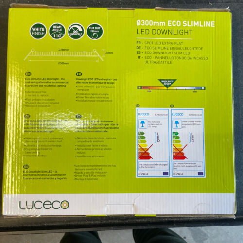 LUCECO 300mm ECO SLIMLINE LED DOWNLIGHT
