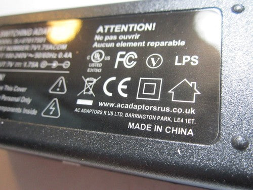7V 7.0V 1.75A 1750mA Mains AC-DC Desktop Switching Adaptor Power Supply 3.5/1.3