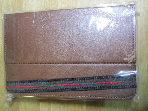 7" Brown PU Leather Multi Angle Stand Carry Case for Android Touchscreen Tablet