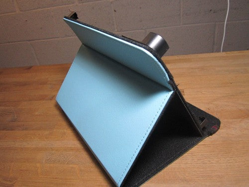 8" Blue PU Leather Multi Angle Stand Carry Case for Android Touchscreen Tablet