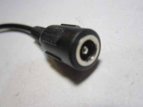 5.5mm x 2.1mm Female DC Lead to 5.5mm x 2.1mm Male with THIN PLASTIC CONNECTOR