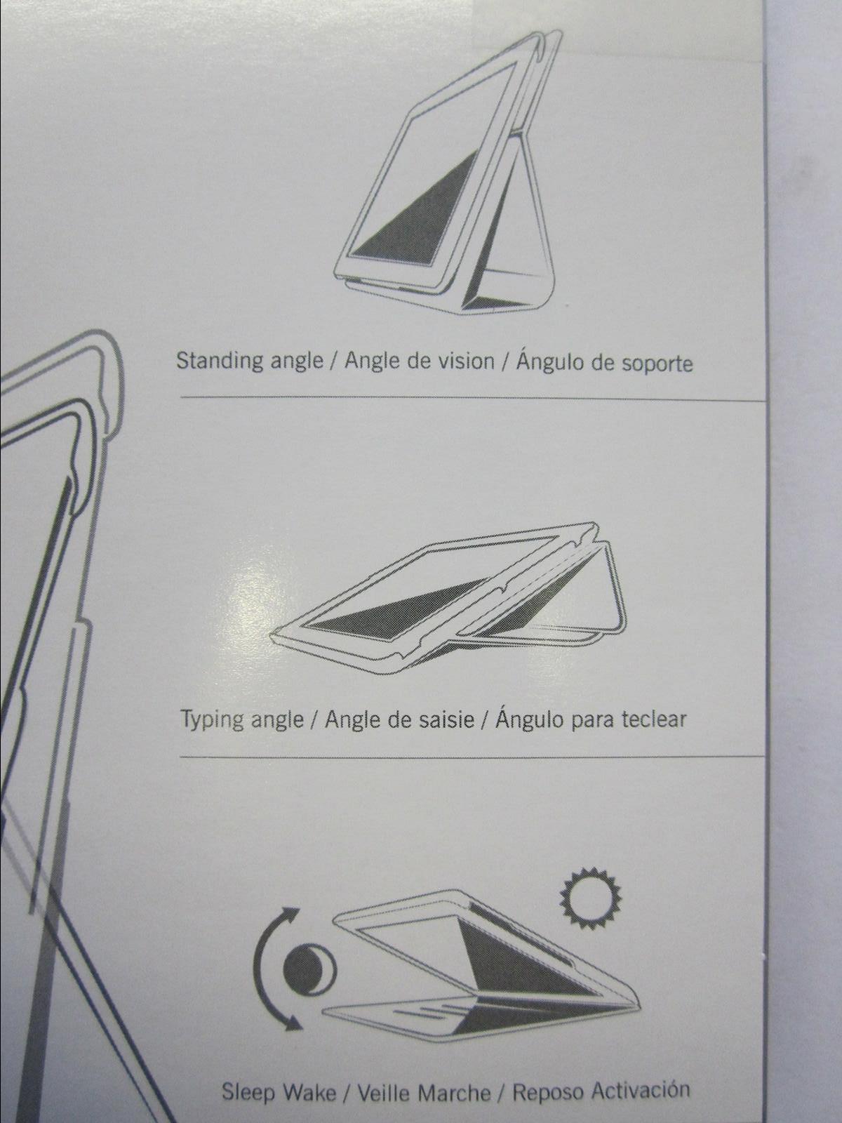 Multi Angle Top Quality Hard Shell Carry Case Stand for iPad Mini A1455