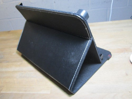 9" Black PU Leather Multi Angle Stand Carry Case for Android Touchscreen Tablet
