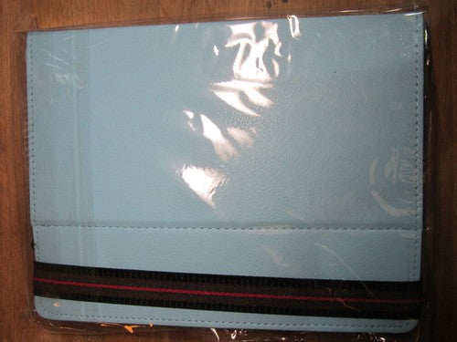 8" Blue PU Leather Multi Angle Stand Carry Case for Android Touchscreen Tablet