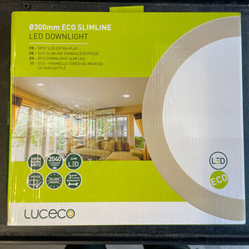 LUCECO 300mm ECO SLIMLINE LED DOWNLIGHT