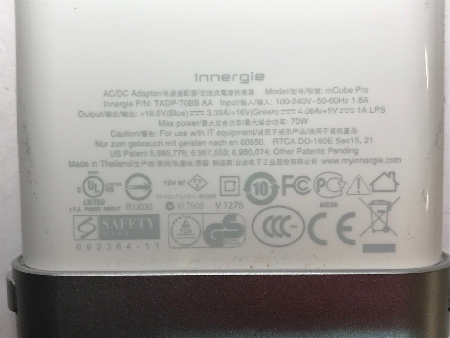 Replacement 15V 3A Switching Adapter for model TESA8-1504000-2 Negative Polarity