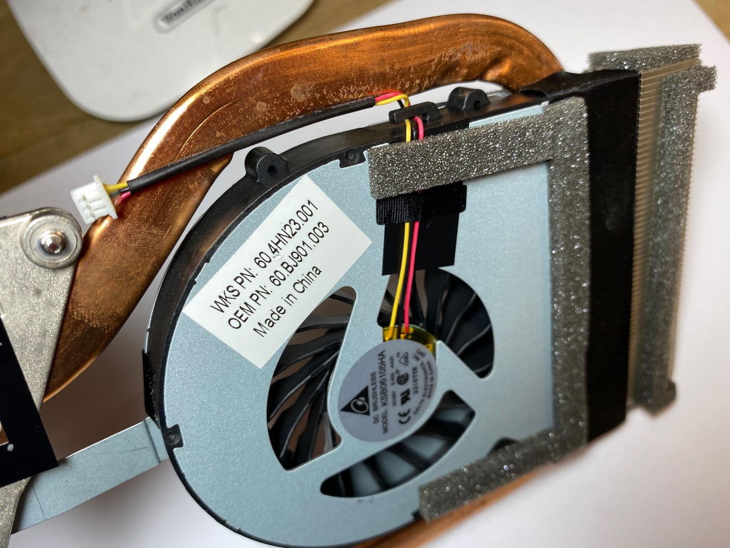 Acer/Packard Bell Heatsink CPU Cooling Fan 60.BJ901.003 60BJ901003 604HN23.001