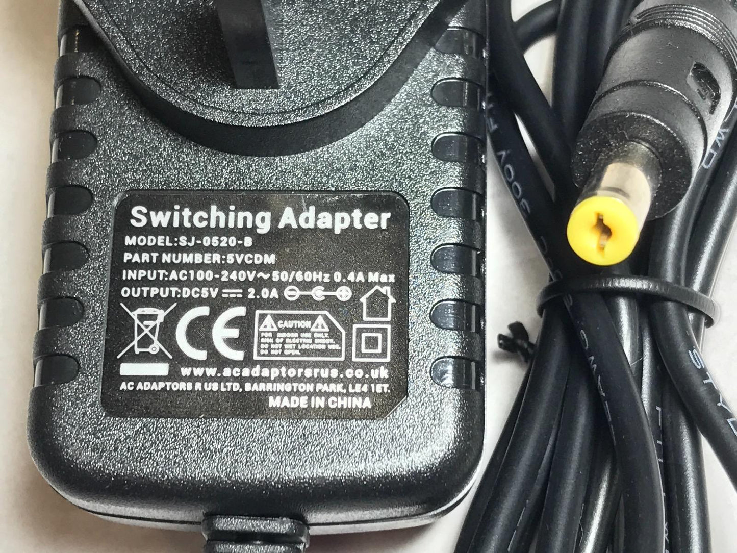 5V 1.0A 1A 1000mA AC-DC Switching Adaptor Power Supply 5.5x1.75 5.5mmx1.75mm