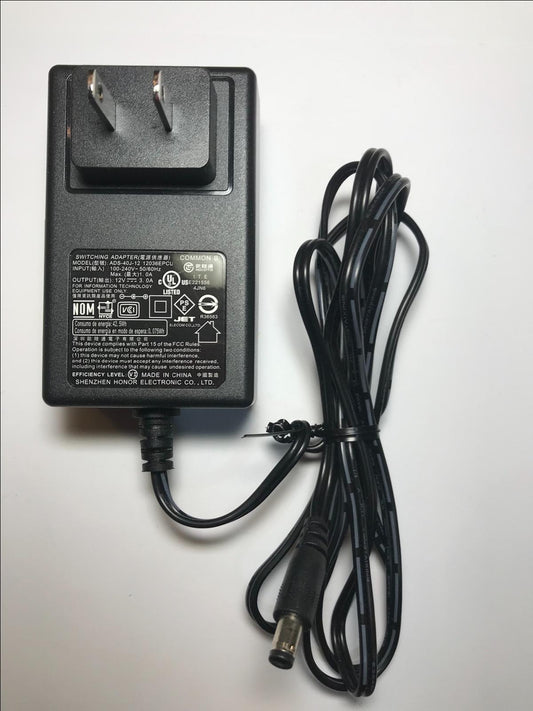 USA Plug Genuine 12V 3.0A ADS-40J-12 12036EPCU SWITCHING ADAPTER Power Supply