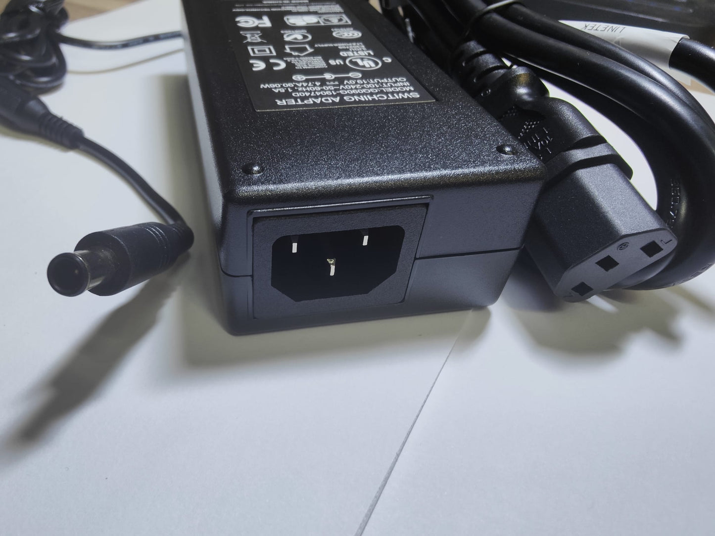 Replacement for 19.0V 3.3A AC-DC Adaptor Power Supply for LG 27GL850-B Monitor