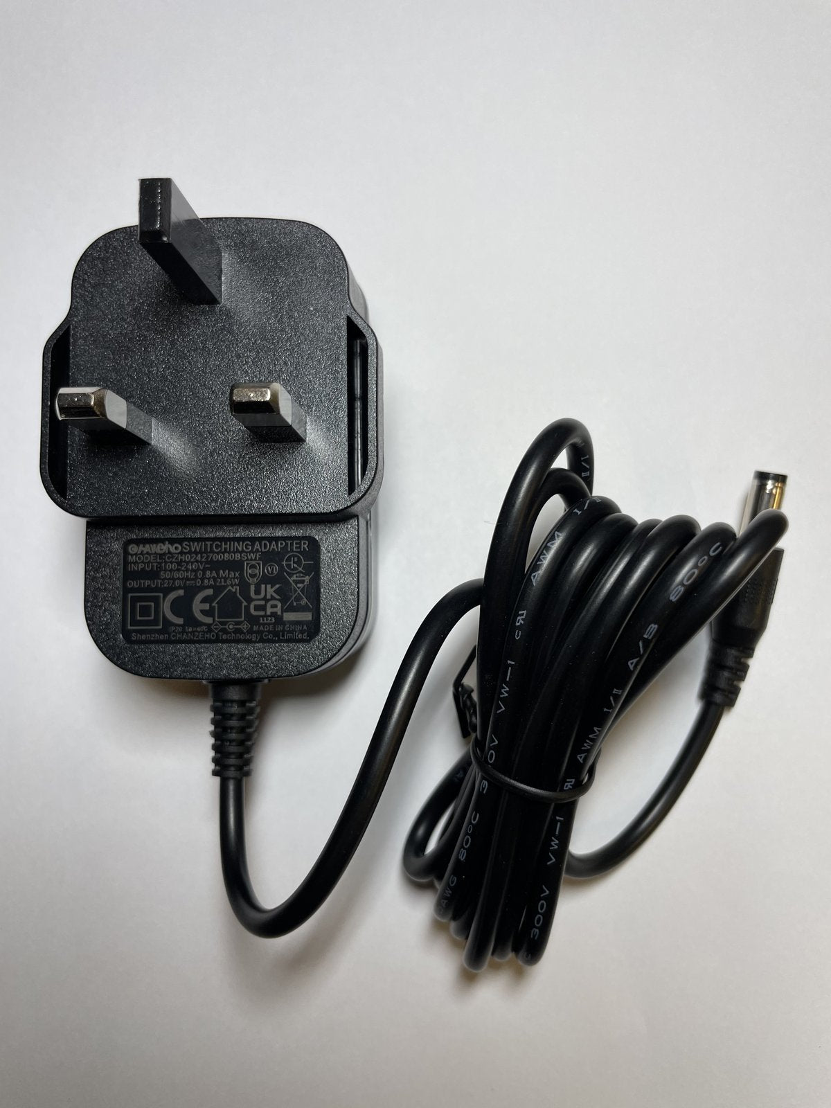 Replacement 27V 0.5A 13.5W AC-DC Charger for Beldray Model BEL02152HBGFOB
