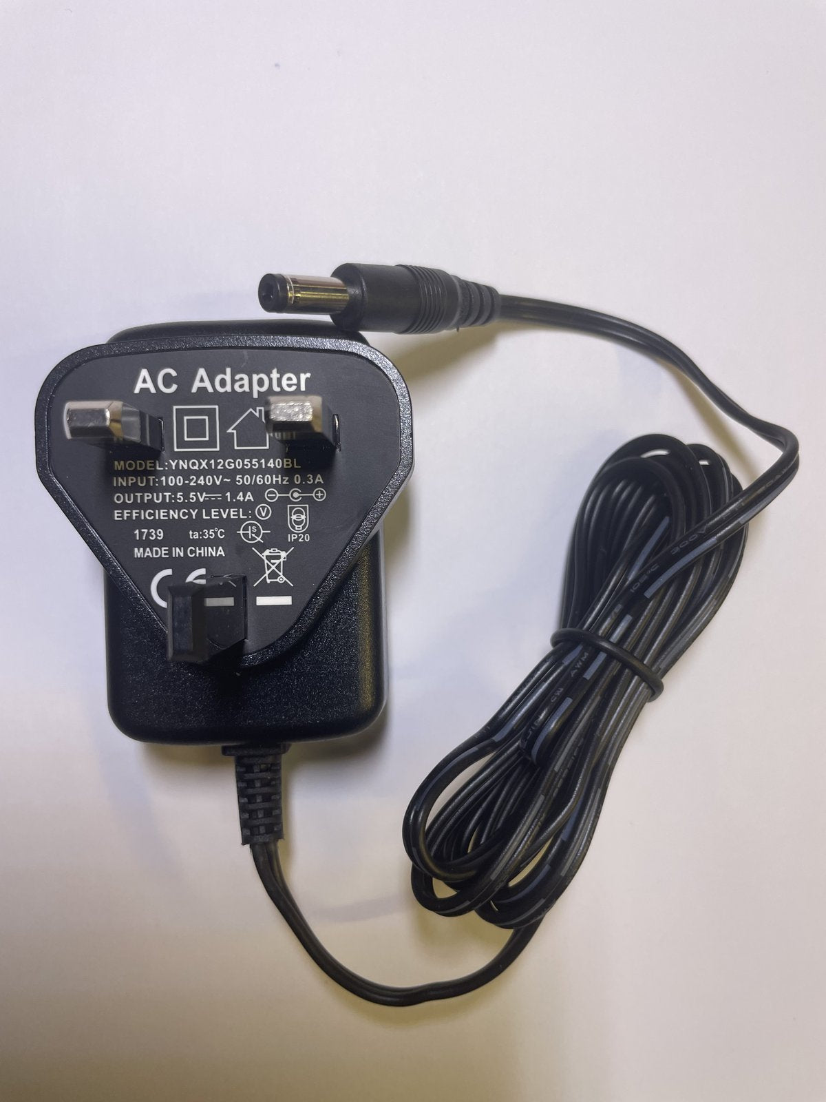 Replacement 5.5V AC-DC Mains Adaptor for Pure 60984 fits Pure One Mini DAB Radio