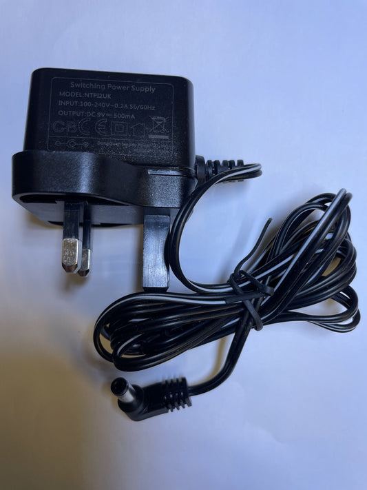 Replacement for 9.6V 0.5A 4.8W Charger XZ0960-0500WB AC-DC Adaptor UK Plug