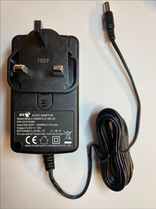 Replacement 12V 1.5A AC-DC Adaptor for MEDION HDDRIVE 2 GO 5003 5480 90138.02