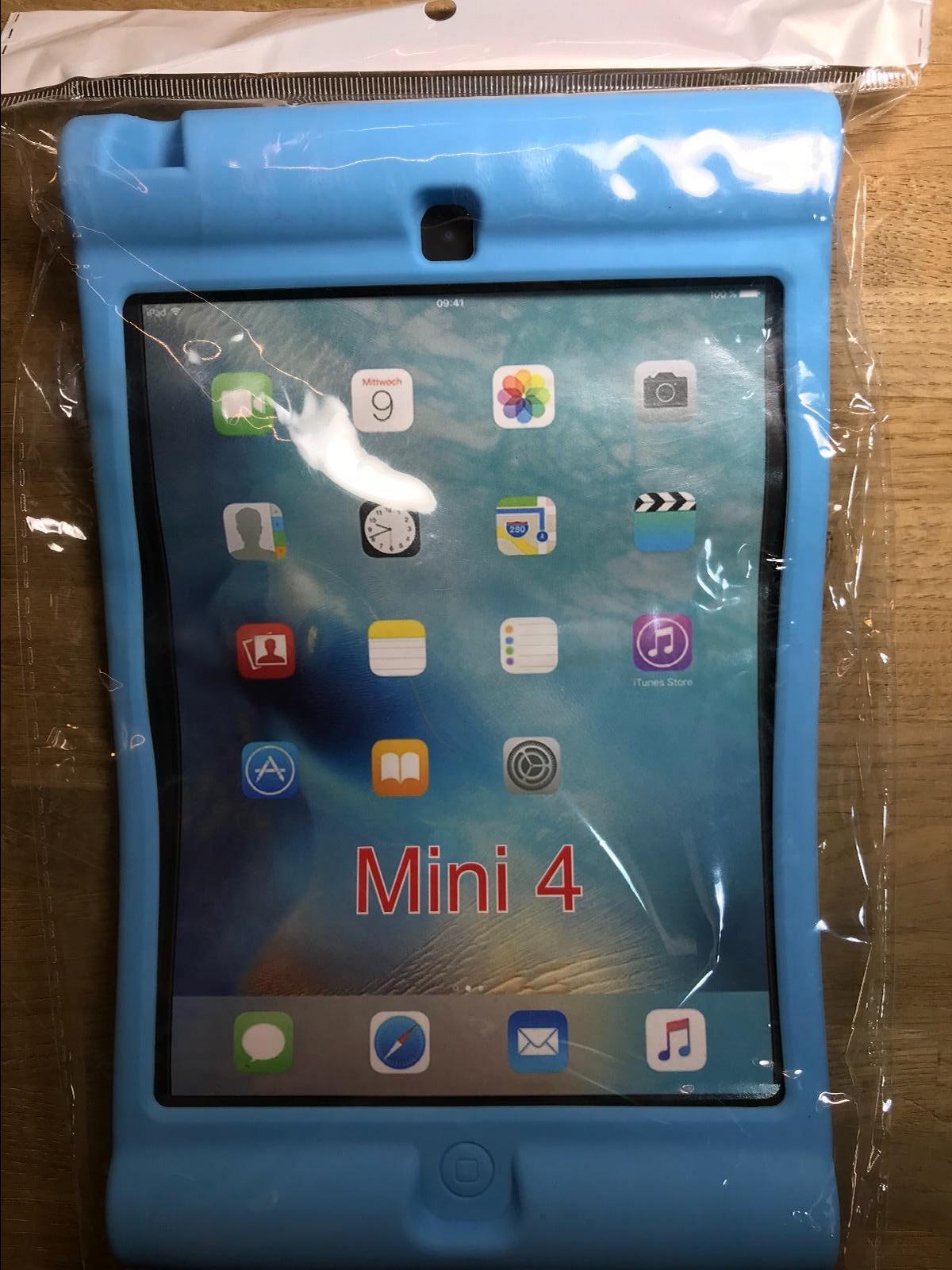 Kids Toddler Childs Blue Shockproof Rubber Dropproof Skin Case Ipad Mini 4