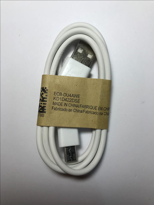 White USB CABLE LEAD for Samsung Travel Adapter EP-TA10UWE 5.3V 2.0A