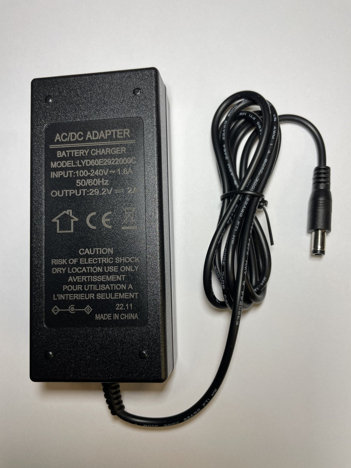 Replacement for 30V 2.0A 60W AC Adapter PS1065-300T2B200 OPI Products + UK Lead