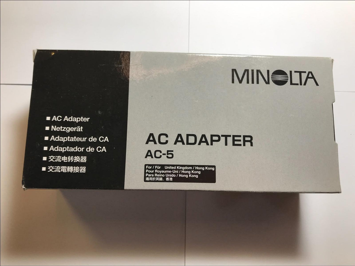 Genuine Minolta AC Adapter AC-5 4.7V 2A Power Supply 4mm x 1.7mm C7 Input