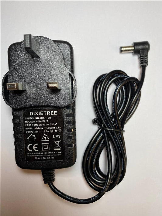 Replacement 9V AC-DC Adaptor for Pure 60986 fits Evoke-2 & XT / Tempus-1XT
