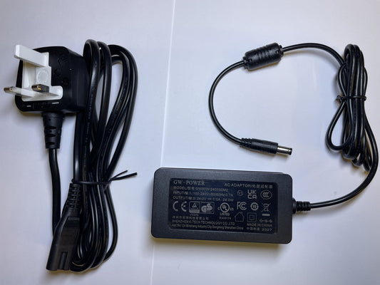 24V 1A for Logitech Driving Force Pro Force Feedback Steering Wheel
