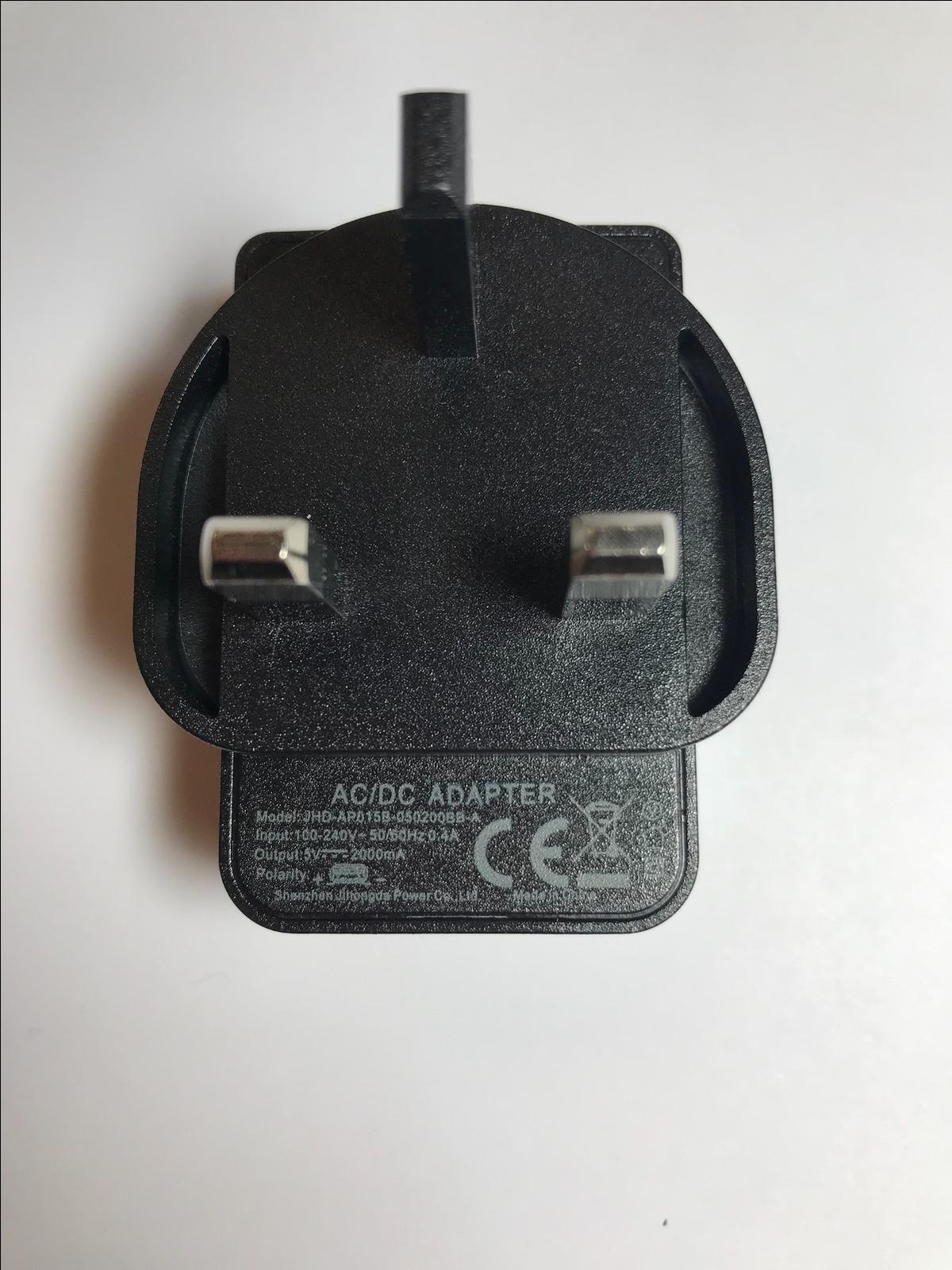 5V 2A 2000mA AC/DC Adaptor Power Supply Charger UK Wall Socket Plug 2 USB Female