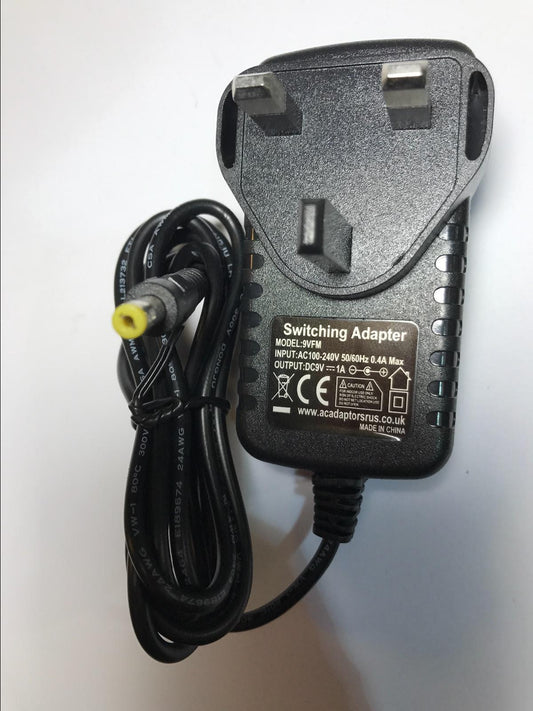 9V Mains AC-DC Adaptor Power Supply same as 9S10K for Sony DAB Radio XDR-S100