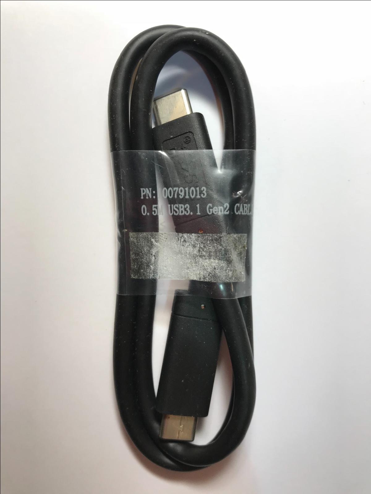 Double Ended USB-C to USBC 0.5M 50cm USB 3.1 Gen 2 GEN2 Cable for PN:100843609