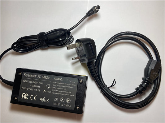 Replacement 48V 48VDC AC Adaptor for Cisco Aironet 3802 Access Point AIR-PWR-50=