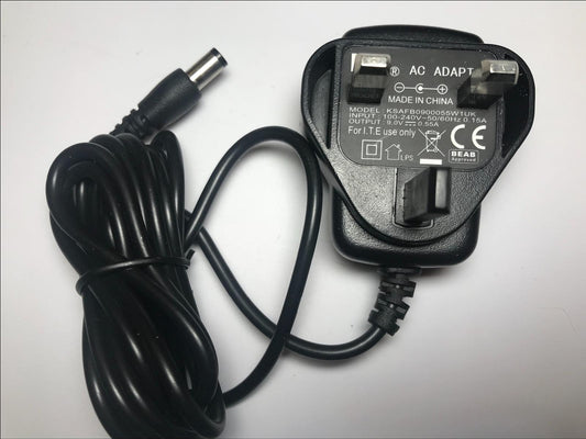 9.0V 0.55A KTEC AC-DC ADAPTOR model KSAFB0900055W1UK Power Supply Charger