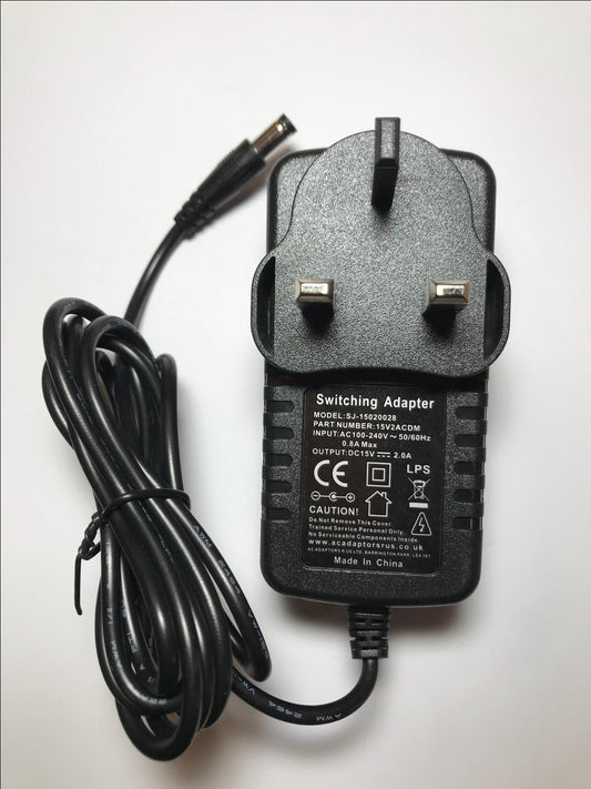 Replacement for 15V 1.2A AC-DC Adaptor for Traktor Kontrol S4 DJ Controller