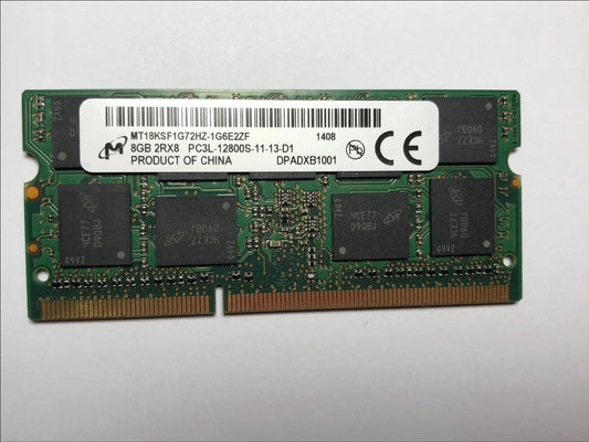 Micron MT18KSF1G72HZ-1G6E2ZF 8GB 2RX8 PC3L-12800S-11-13-D1 DPADXB1001 RAM