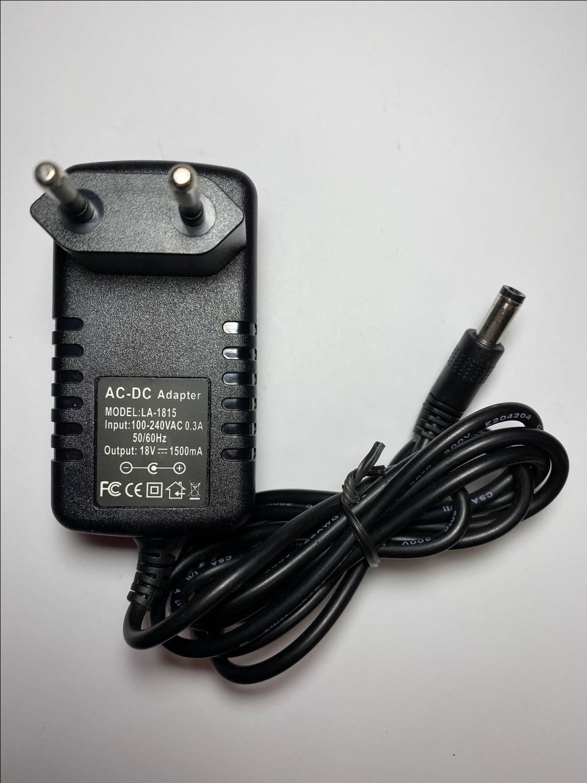 EU DC18V 650mA 18V AC-DC Adaptor Power Supply for 9701-02148-1VND AVS300-A6971