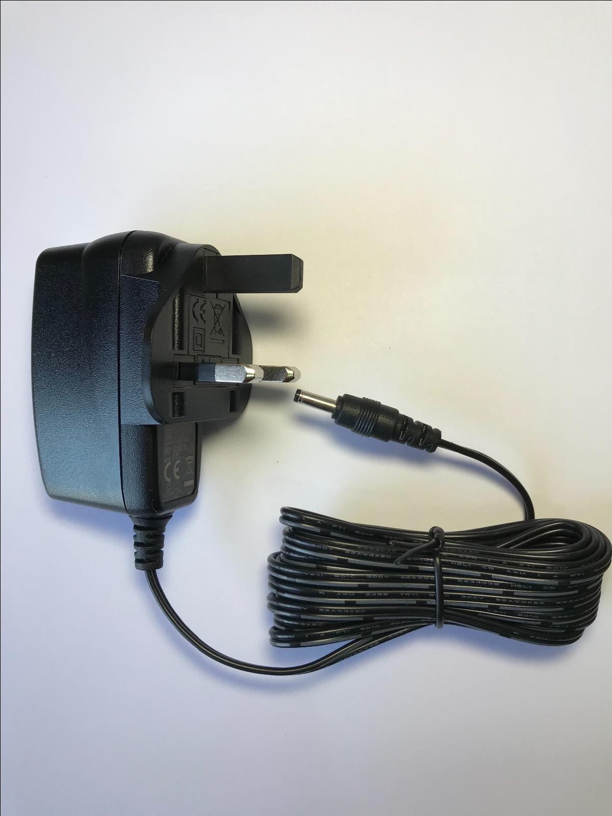 5V AC-DC Adaptor for UKayed ® Black Turntable Leather Suitcase Briefcase Speaker