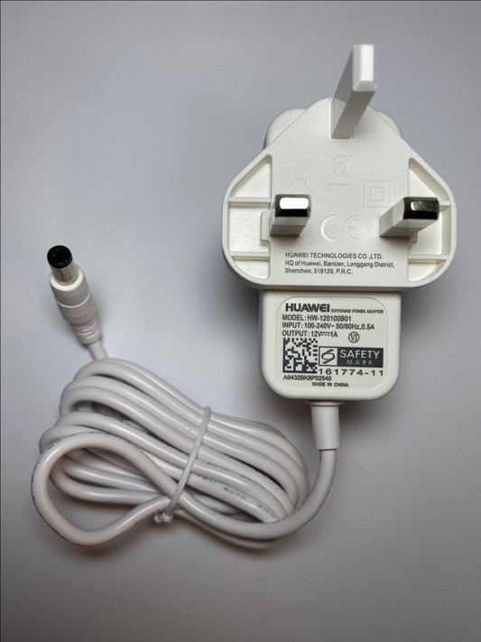 White Replacement for 12.0V 1.0A AC-DC Adaptor HUAWEI HW-120100B3W Power Adapter