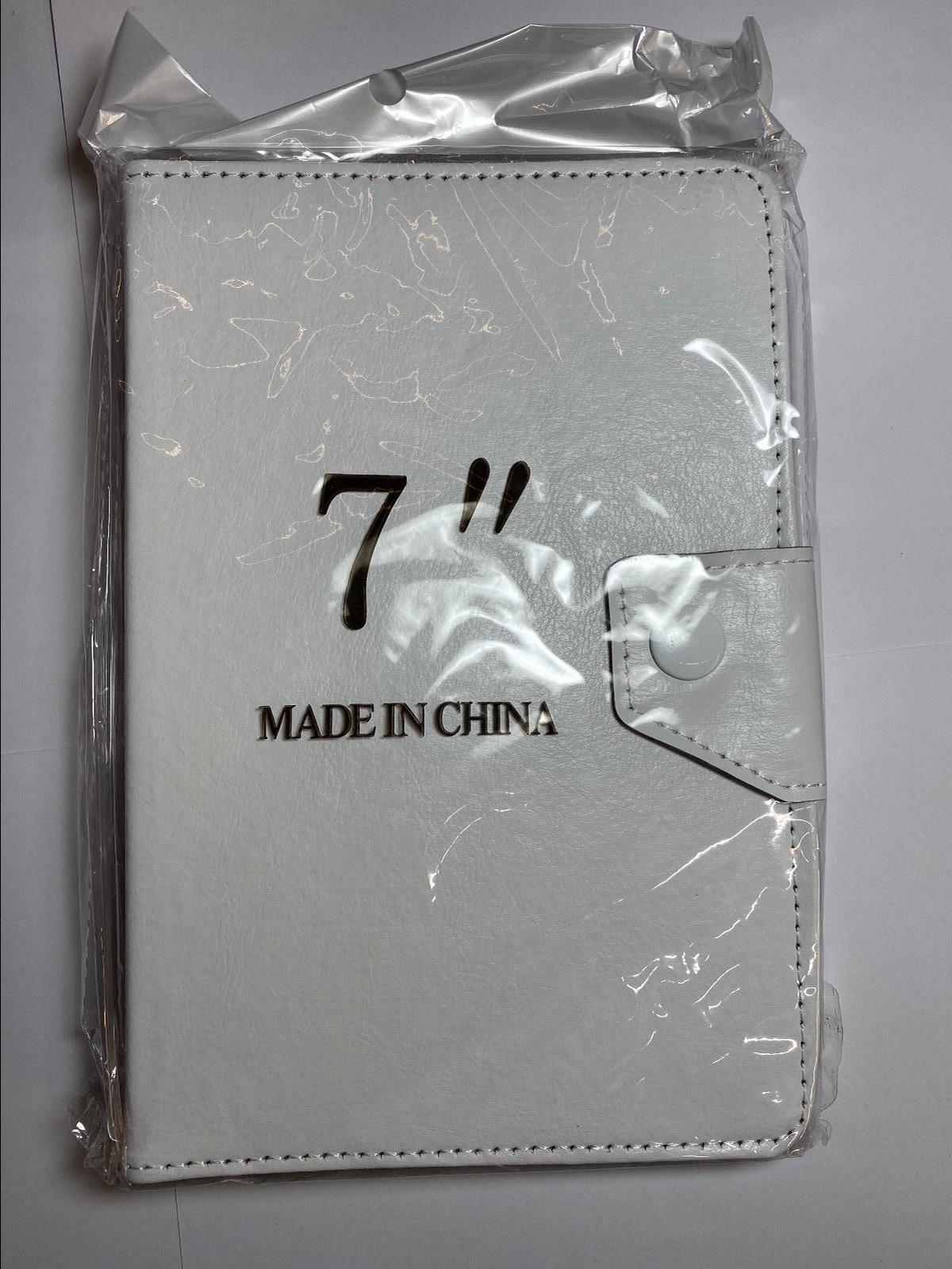 White Android Logo Case/Stand for 7" SAMSUNG GALAXY TAB 4 SM-T235