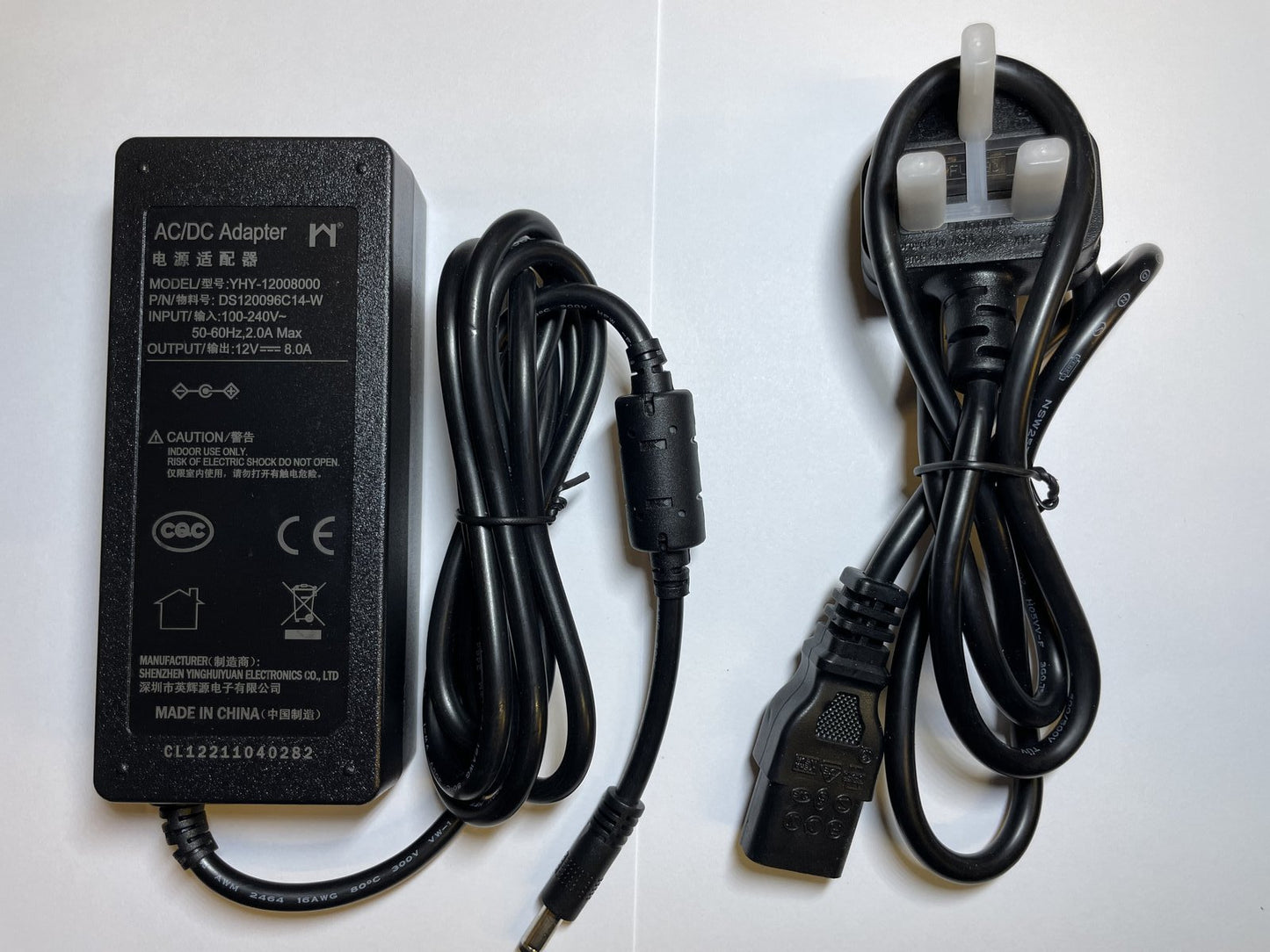 Replacement for 12V 8A AC-DC Adaptor Power Supply for QNAP TS-453A 4-Bay NAS