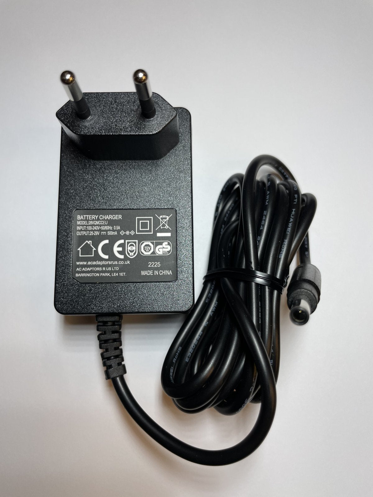 EU Replacement Charger for Bush Cordless Handstick Vacuum Cleaner Argos 416/2078