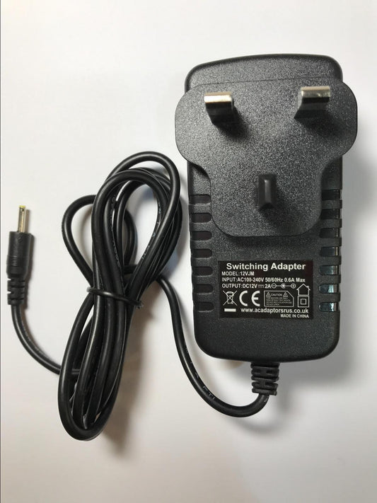 Replacement for 12V 1A AC-DC Adaptor Power Supply Charger model JNY-1210