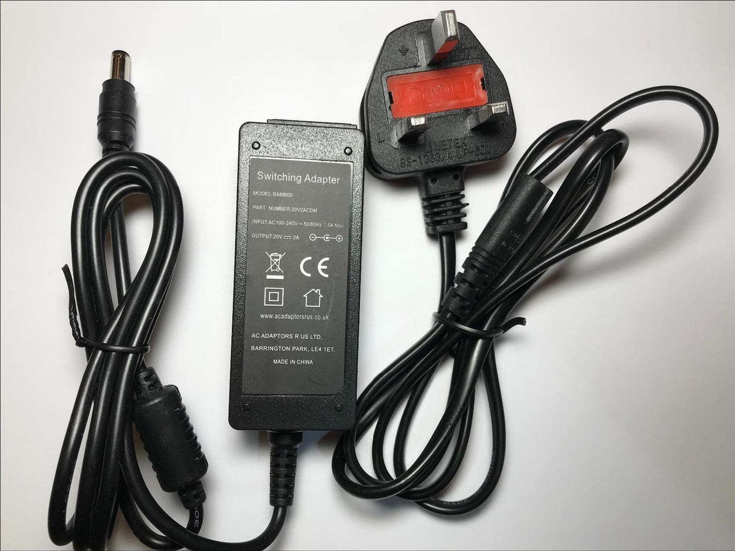 20V 2A AC Adapter DC20V Power Supply for York X302 Diamond Elliptical Trainer