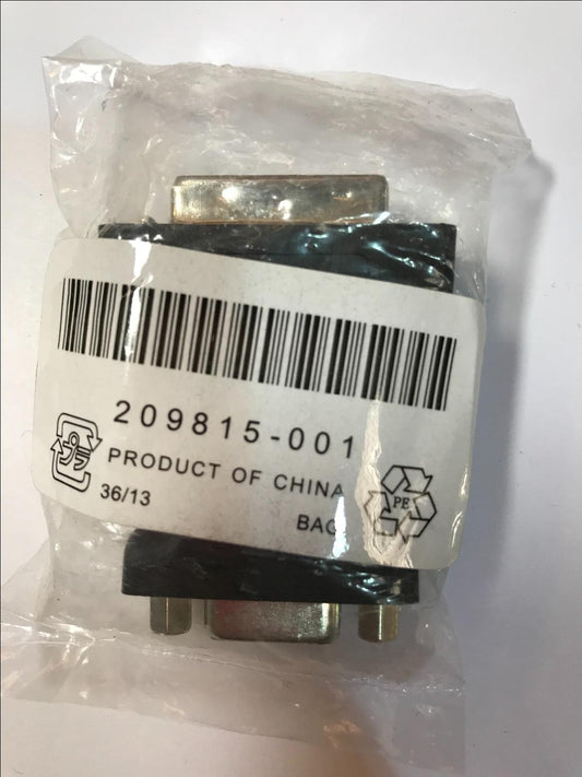 HP DVI-I-M to VGA-F Black Converter Adapter 209815-001 Compaq DVI-I-M to-DB15-F