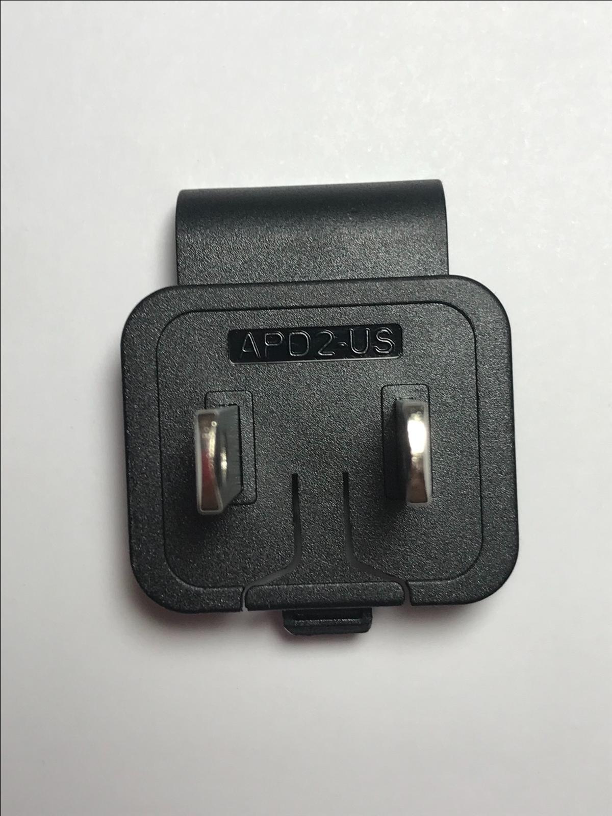 USA Slide Attachment Plug for APD Asian Power Devices 5V 3A WA-15I05R APD2-US