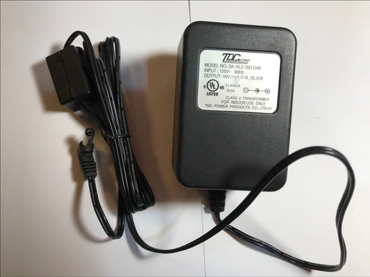 USA 16V 1A MAX 16VA TDC POWER MODEL NO DE-16-16D57/9 16D 57/9 TRANSFORMER POWER