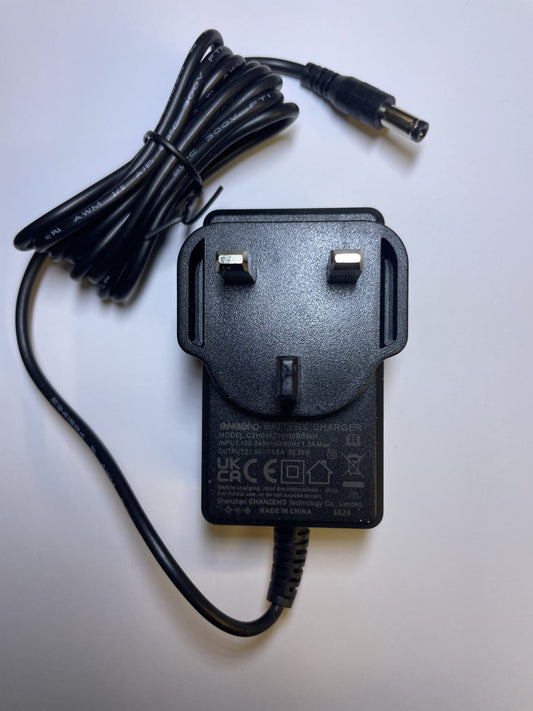 21.5V 1.5A 32.25W Battery Charger CZH036215150BSWH CHANZEHO AC-DC Adaptor