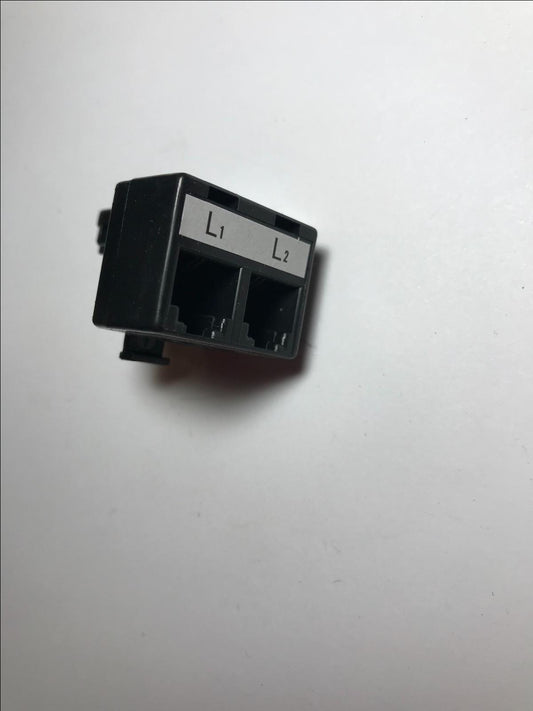 INGENICO POINT OF SALE EQUIPMENT RJ11 DOUBLE LINE SPLITTER DUAL SOCKET ADAPTOR