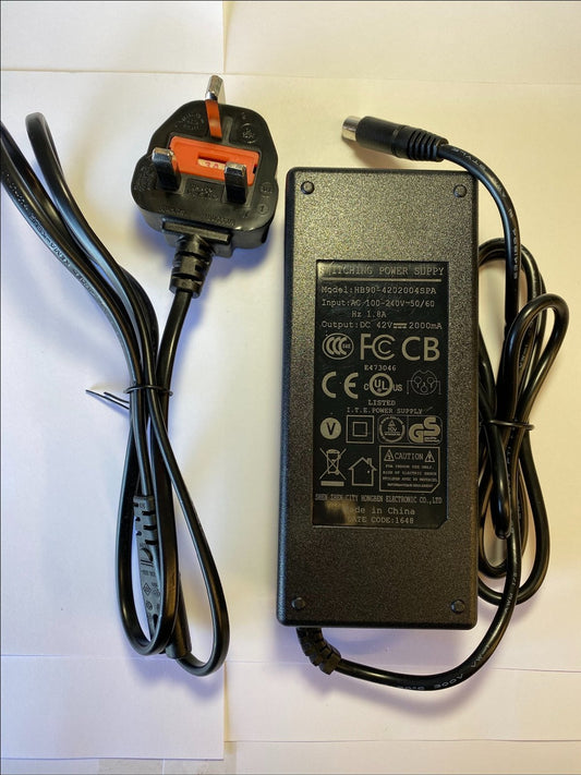 Replacement 42V 1.5A Charger for Electric Scooter MK083 pro MK24A218800527