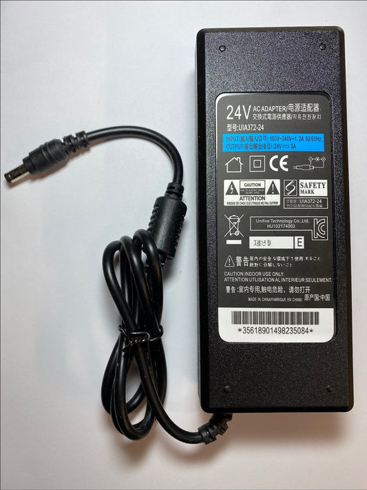 24V 2.5A 60W AC Adaptor Power Supply for Sandstrom SIPD8012 Ipod Docking Station