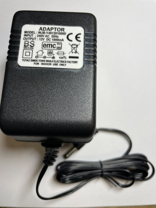 Replacement 15V 1A 15VA AC/DC Adaptor Power Supply for model RH48-1501000DB